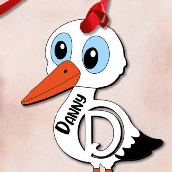 Intra απο ξύλο plywood 3mm-4mm πάχος – Αποθεματικό γράμμα D Όνομα πασχαλινού καλαθιού Δίασταση 20x20 cm INTRAFABR-113585188 - Image 1