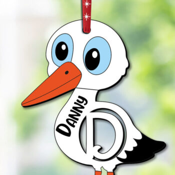 Intra απο ξύλο plywood 3mm-4mm πάχος – Αποθεματικό γράμμα D Όνομα πασχαλινού καλαθιού Δίασταση 20x20 cm INTRAFABR-113585188 - Image 2