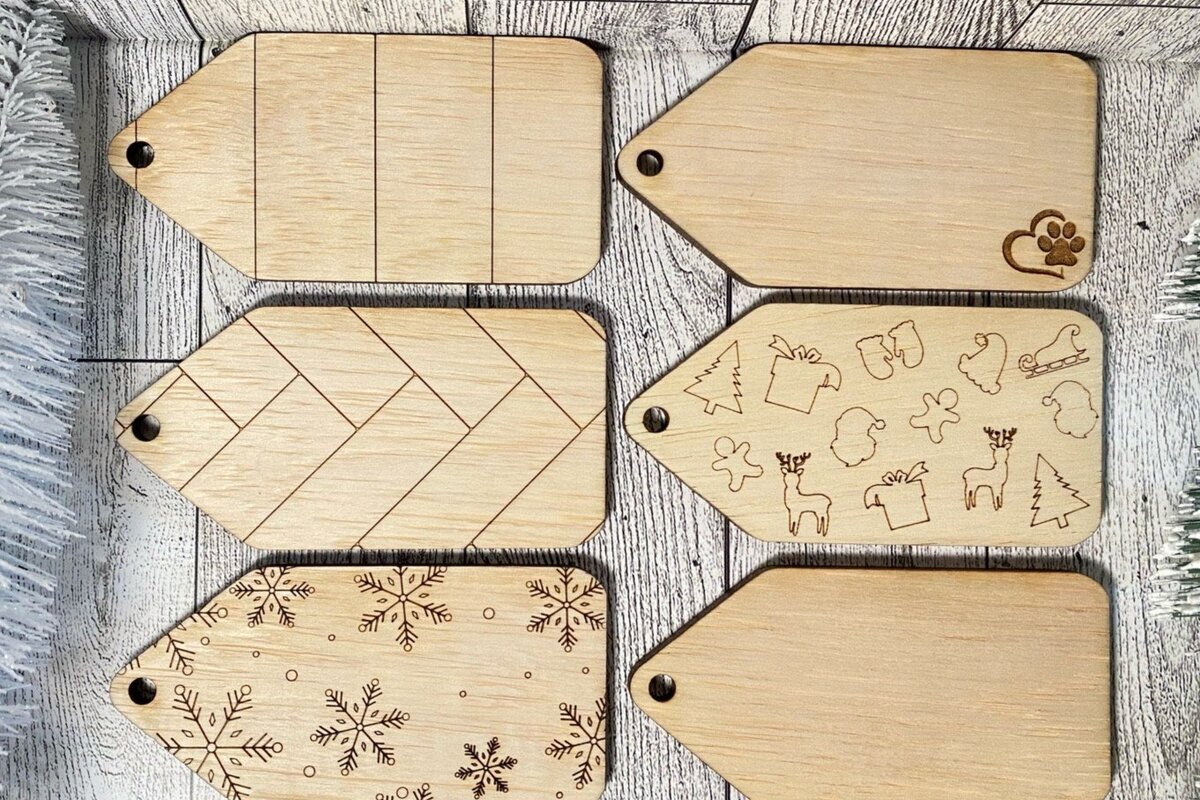 Intra απο ξύλο plywood 3mm-4mm πάχος – Πακέτο με ετικέτα ονόματος κάλτσας Laser Δίασταση  20x20 cm INTRAFABR-42201528