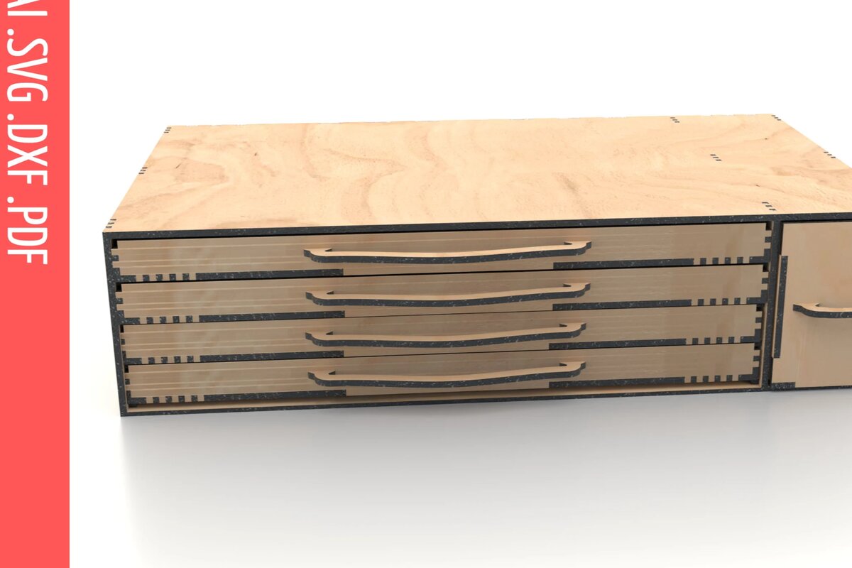 Intra απο ξύλο plywood 3mm-4mm πάχος – Storage Box Drairers Organizer Δίασταση  20x20 cm INTRAFABR-104605128