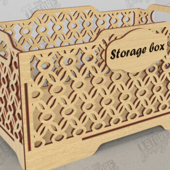 Intra απο ξύλο plywood 3mm-4mm πάχος – Κουτί αποθήκευσης |Κουτί κοσμημάτων | Κουτί δώρου| CNC Δίασταση 20x20 cm INTRAFABR-118219716 - Image 1