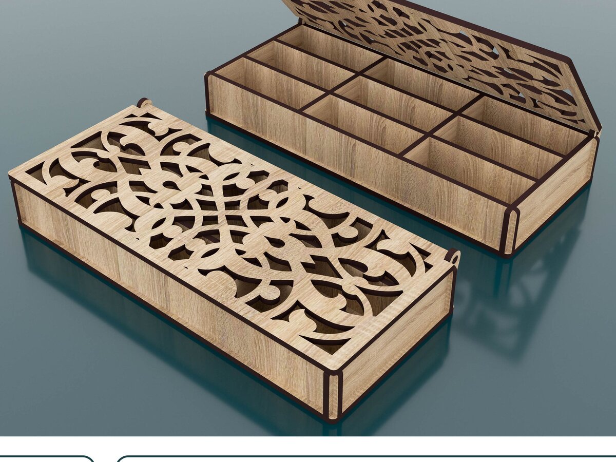 Intra απο ξύλο plywood 3mm-4mm πάχος – Storage Box Αρχεία Cut Laser Δίασταση  20x20 cm INTRAFABR-53721174