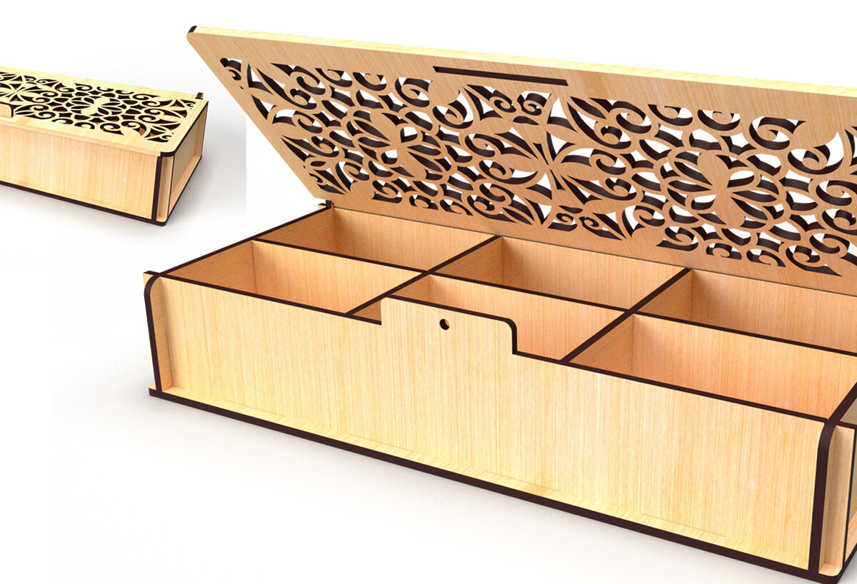 Intra απο ξύλο plywood 3mm-4mm πάχος – Πρότυπο Storage Box Αρχεία Cut Laser Δίασταση  20x20 cm INTRAFABR-81911140