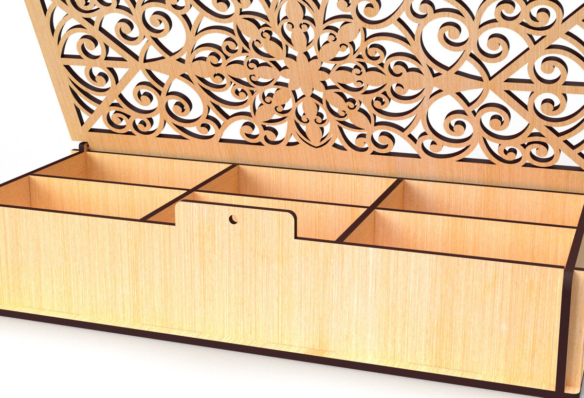 Intra απο ξύλο plywood 3mm-4mm πάχος – Πρότυπο Storage Box Αρχεία Cut Laser Δίασταση  20x20 cm INTRAFABR-81911106