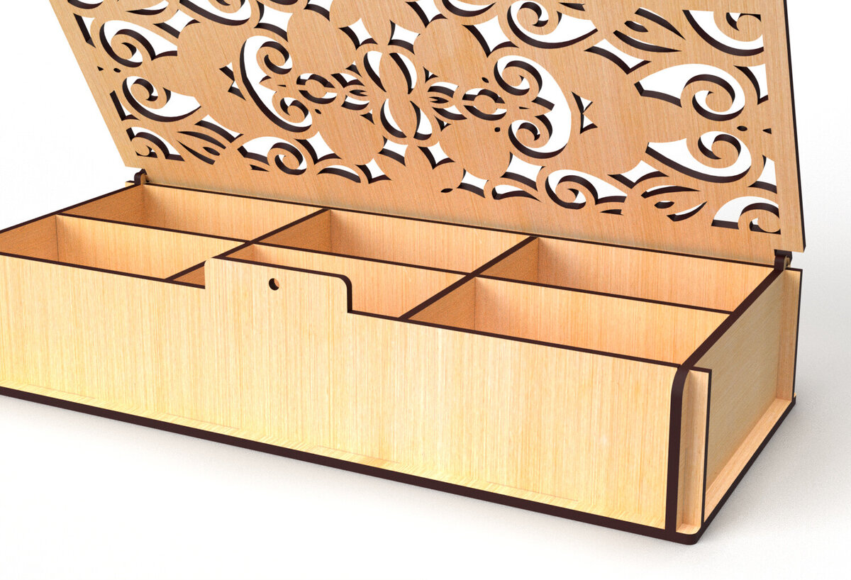 Intra απο ξύλο plywood 3mm-4mm πάχος – Πρότυπο Storage Box Αρχεία Cut Laser Δίασταση  20x20 cm INTRAFABR-81911119