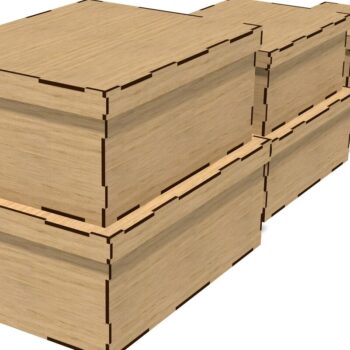 Intra απο ξύλο plywood 3mm-4mm πάχος – Σχάρα αποθήκευσης, Δίασταση 20x20 cm INTRAFABR-40701566 - Image 4