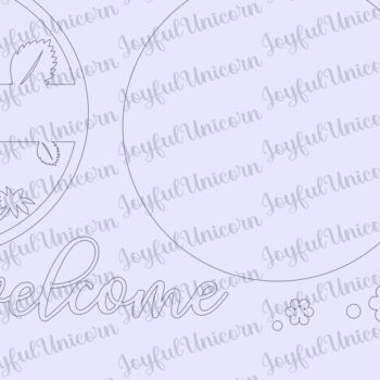 Intra απο ξύλο plywood 3mm-4mm πάχος – Strawberry Welcome Sign Αρχείο Δίασταση  40x30 cm INTRAFABR-65629430 - Image 2