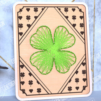 Intra απο ξύλο plywood 3mm-4mm πάχος – Πακέτο σχεδίασης String Art| CNC Δίασταση  20x20 cm INTRAFABR-98701013 - Image 7