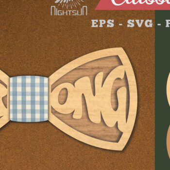 Intra απο ξύλο plywood 3mm-4mm πάχος – Δυνατό παπιγιόν κοπής με λέιζερ Δίασταση 20x20 cm INTRAFABR-112130761 - Image 1