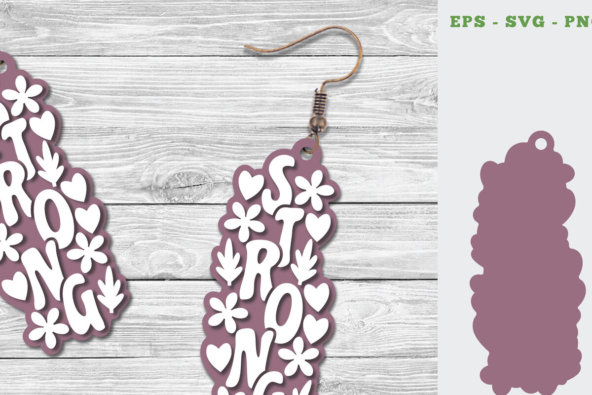 Intra απο ξύλο plywood 3mm-4mm πάχος – Δυνατά σκουλαρίκια κοπής με λέιζερ Δίασταση  5x5 cm INTRAFABR-111648271