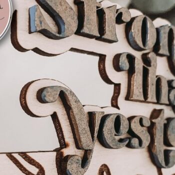 Intra απο ξύλο plywood 3mm-4mm πάχος – Πιο ισχυρό από χθες, Αρχείο κοπής με λέιζερ με βάση σκουλαρικιών Δίασταση  20x20 cm INTRAFABR-73358020 - Image 4