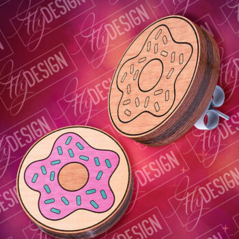 Intra απο ξύλο plywood 3mm-4mm πάχος – Σκουλαρίκια Stud| Αξεσουάρ Δίασταση  5x5 cm INTRAFABR-84106965 - Image 5