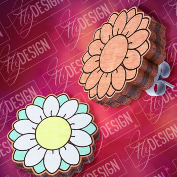 Intra απο ξύλο plywood 3mm-4mm πάχος – Σκουλαρίκια Stud| Αξεσουάρ Δίασταση  5x5 cm INTRAFABR-84106965 - Image 9