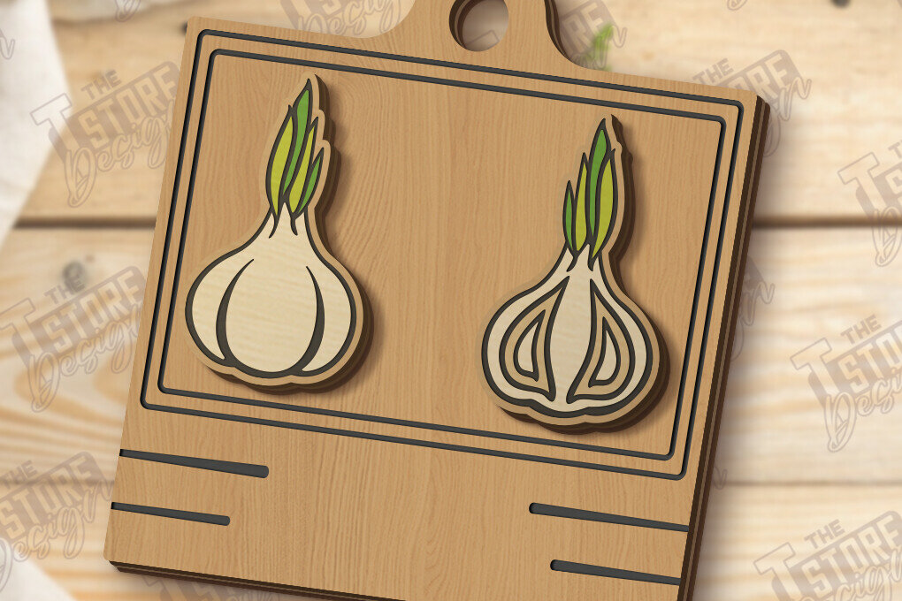 Intra απο ξύλο plywood 3mm-4mm πάχος – Καρφωτά σκουλαρίκια Λαχανικά Κοπή Laser | CNC Δίασταση  5x5 cm INTRAFABR-123039600