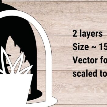 Intra απο ξύλο plywood 3mm-4mm πάχος – Χυμώδεις στρώσεις τοίχου τέχνης, Leaves Δίασταση 40x30 cm INTRAFABR-90264850 - Image 2