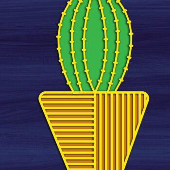 Intra απο ξύλο plywood 3mm-4mm πάχος – Χυμώδες Μαγνήτης Cut/Laser Δίασταση 20x20 cm INTRAFABR-31678444 - Image 1