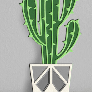 Intra απο ξύλο plywood 3mm-4mm πάχος – Ζουμερό πρότυπο κοπής με λέιζερ πολλαπλών στρώσεων Δίασταση  20x20 cm INTRAFABR-100018558 - Image 2