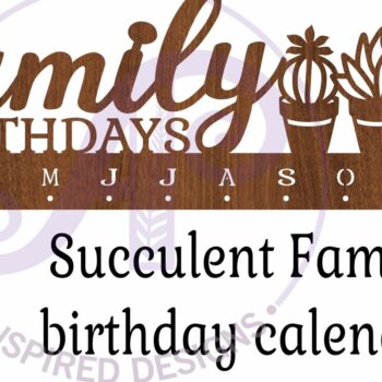 Intra απο ξύλο plywood 3mm-4mm πάχος – Σετ ημερολογίου παχύφυτα Δίασταση  20x20 cm INTRAFABR-93196482 - Image 3