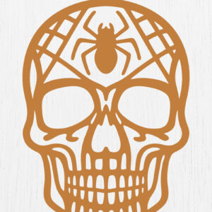 Intra απο ξύλο plywood 3mm-4mm πάχος – Σκουλαρίκια Sugar Skull Design6 Δίασταση  5x5 cm INTRAFABR-123092277