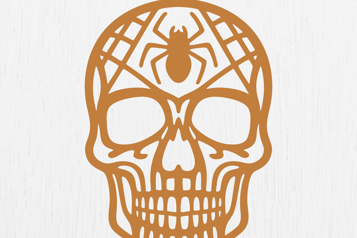 Intra απο ξύλο plywood 3mm-4mm πάχος – Σκουλαρίκια Sugar Skull Design6 Δίασταση  5x5 cm INTRAFABR-123092277