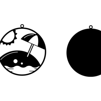 Intra απο ξύλο plywood 3mm-4mm πάχος – Καλοκαιρινό σκουλαρίκι παραλίας Δίασταση  5x5 cm INTRAFABR-62457390 - Image 2