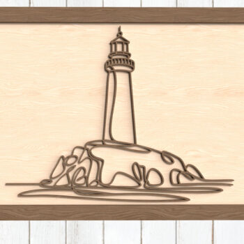 Intra απο ξύλο plywood 3mm-4mm πάχος – Summer Beach Line Wall Art Bundle Δίασταση  40x30 cm INTRAFABR-123096771 - Image 7