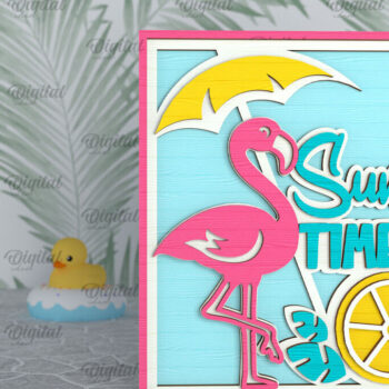 Intra απο ξύλο plywood 3mm-4mm πάχος – Πακέτο κοπής με λέιζερ καλοκαιρινής διακόσμησης Δίασταση  20x20 cm INTRAFABR-96137494 - Image 3