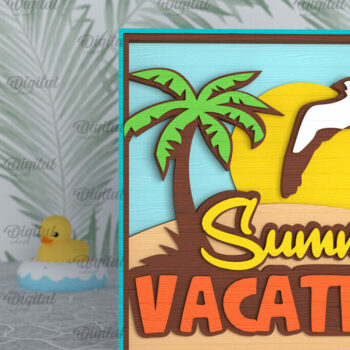 Intra απο ξύλο plywood 3mm-4mm πάχος – Πακέτο κοπής με λέιζερ καλοκαιρινής διακόσμησης Δίασταση  20x20 cm INTRAFABR-96137494 - Image 9