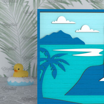 Intra απο ξύλο plywood 3mm-4mm πάχος – Πακέτο κοπής με λέιζερ καλοκαιρινής διακόσμησης Δίασταση  20x20 cm INTRAFABR-96137494 - Image 12