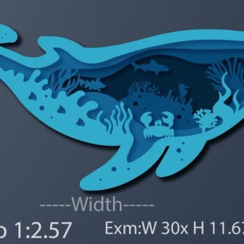 Intra απο ξύλο plywood 3mm-4mm πάχος – Summer Deep Sea Bundle Paper/Laser Δίασταση  20x20 cm INTRAFABR-33362450 - Image 4