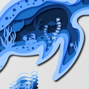 Intra απο ξύλο plywood 3mm-4mm πάχος – Summer Deep Sea Bundle Paper/Laser Δίασταση  20x20 cm INTRAFABR-33362450 - Image 5