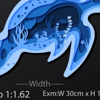 Intra απο ξύλο plywood 3mm-4mm πάχος – Summer Deep Sea Bundle Paper/Laser Δίασταση  20x20 cm INTRAFABR-33362450 - Image 7