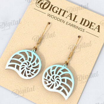 Intra απο ξύλο plywood 3mm-4mm πάχος – Καλοκαιρινά σκουλαρίκια Drop Bundle Cut Laser Δίασταση  5x5 cm INTRAFABR-121600108 - Image 10