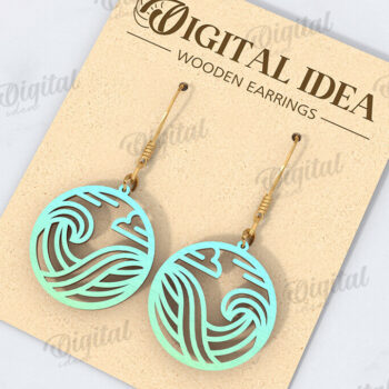 Intra απο ξύλο plywood 3mm-4mm πάχος – Καλοκαιρινά σκουλαρίκια Drop Bundle Cut Laser Δίασταση  5x5 cm INTRAFABR-121600108 - Image 14