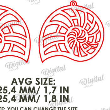 Intra απο ξύλο plywood 3mm-4mm πάχος – Καλοκαιρινά σκουλαρίκια με λέιζερ Δίασταση  5x5 cm INTRAFABR-121587447 - Image 2