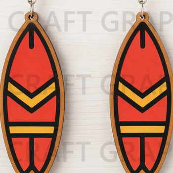 Intra απο ξύλο plywood 3mm-4mm πάχος – Πακέτο καλοκαιρινών σκουλαρίκια Δίασταση 5x5 cm INTRAFABR-123127181 - Image 9