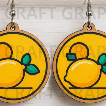 Intra απο ξύλο plywood 3mm-4mm πάχος – Καλοκαιρινά σκουλαρίκια Bundle Δίασταση  5x5 cm INTRAFABR-123663800 - Image 4