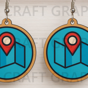 Intra απο ξύλο plywood 3mm-4mm πάχος – Καλοκαιρινά σκουλαρίκια Bundle Δίασταση  5x5 cm INTRAFABR-123663800 - Image 7