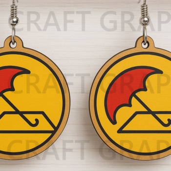 Intra απο ξύλο plywood 3mm-4mm πάχος – Καλοκαιρινά σκουλαρίκια Bundle Δίασταση  5x5 cm INTRAFABR-123663800 - Image 8