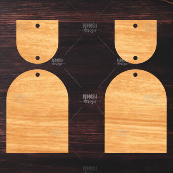 Intra απο ξύλο plywood 3mm-4mm πάχος – Καλοκαιρινά σκουλαρίκια Δίασταση  5x5 cm INTRAFABR-119333887 - Image 1