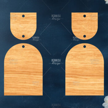 Intra απο ξύλο plywood 3mm-4mm πάχος – Καλοκαιρινά σκουλαρίκια Δίασταση  5x5 cm INTRAFABR-119333986 - Image 1