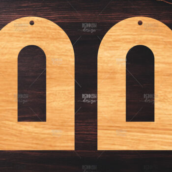 Intra απο ξύλο plywood 3mm-4mm πάχος – Καλοκαιρινά σκουλαρίκια Δίασταση  5x5 cm INTRAFABR-119334031 - Image 1