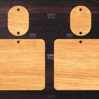 Intra απο ξύλο plywood 3mm-4mm πάχος – Καλοκαιρινά σκουλαρίκια Δίασταση  5x5 cm INTRAFABR-119334330 - Image 1