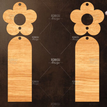 Intra απο ξύλο plywood 3mm-4mm πάχος – Καλοκαιρινά σκουλαρίκια Δίασταση  5x5 cm INTRAFABR-119464368 - Image 1