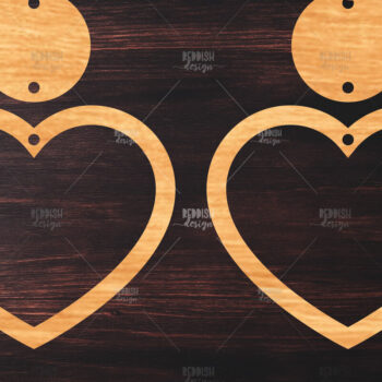 Intra απο ξύλο plywood 3mm-4mm πάχος – Καλοκαιρινά σκουλαρίκια Δίασταση  5x5 cm INTRAFABR-119464443 - Image 1