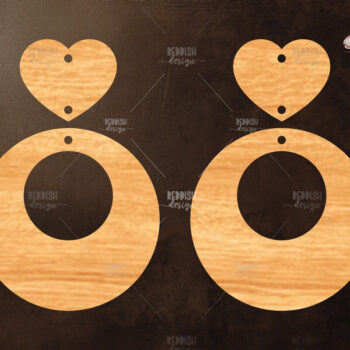 Intra απο ξύλο plywood 3mm-4mm πάχος – Καλοκαιρινά σκουλαρίκια Δίασταση  5x5 cm INTRAFABR-119464677 - Image 1