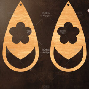 Intra απο ξύλο plywood 3mm-4mm πάχος – Καλοκαιρινά σκουλαρίκια Δίασταση  5x5 cm INTRAFABR-119464745