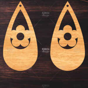 Intra απο ξύλο plywood 3mm-4mm πάχος – Καλοκαιρινά σκουλαρίκια Δίασταση  5x5 cm INTRAFABR-119464795