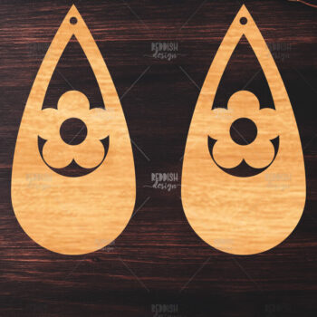 Intra απο ξύλο plywood 3mm-4mm πάχος – Καλοκαιρινά σκουλαρίκια Δίασταση  5x5 cm INTRAFABR-119464795 - Image 1