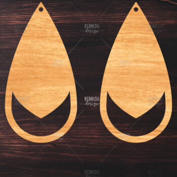 Intra απο ξύλο plywood 3mm-4mm πάχος – Καλοκαιρινά σκουλαρίκια Δίασταση  5x5 cm INTRAFABR-119464806 - Image 1